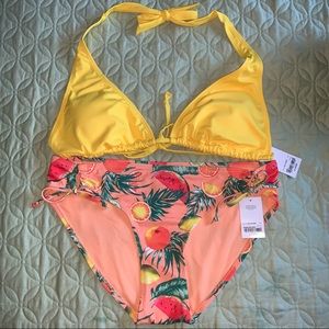 NWT City Streets 2 piece swimsuit